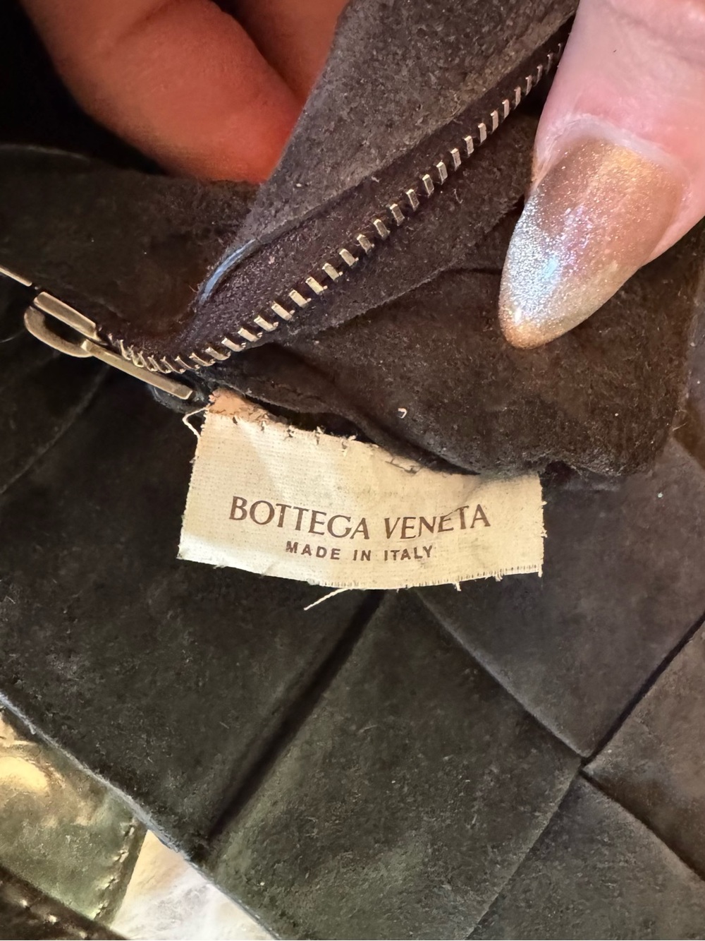 Bottega Veneta Metallic Silver Woven Intrecciato Cassette Crossbody - Picture 7 of 13